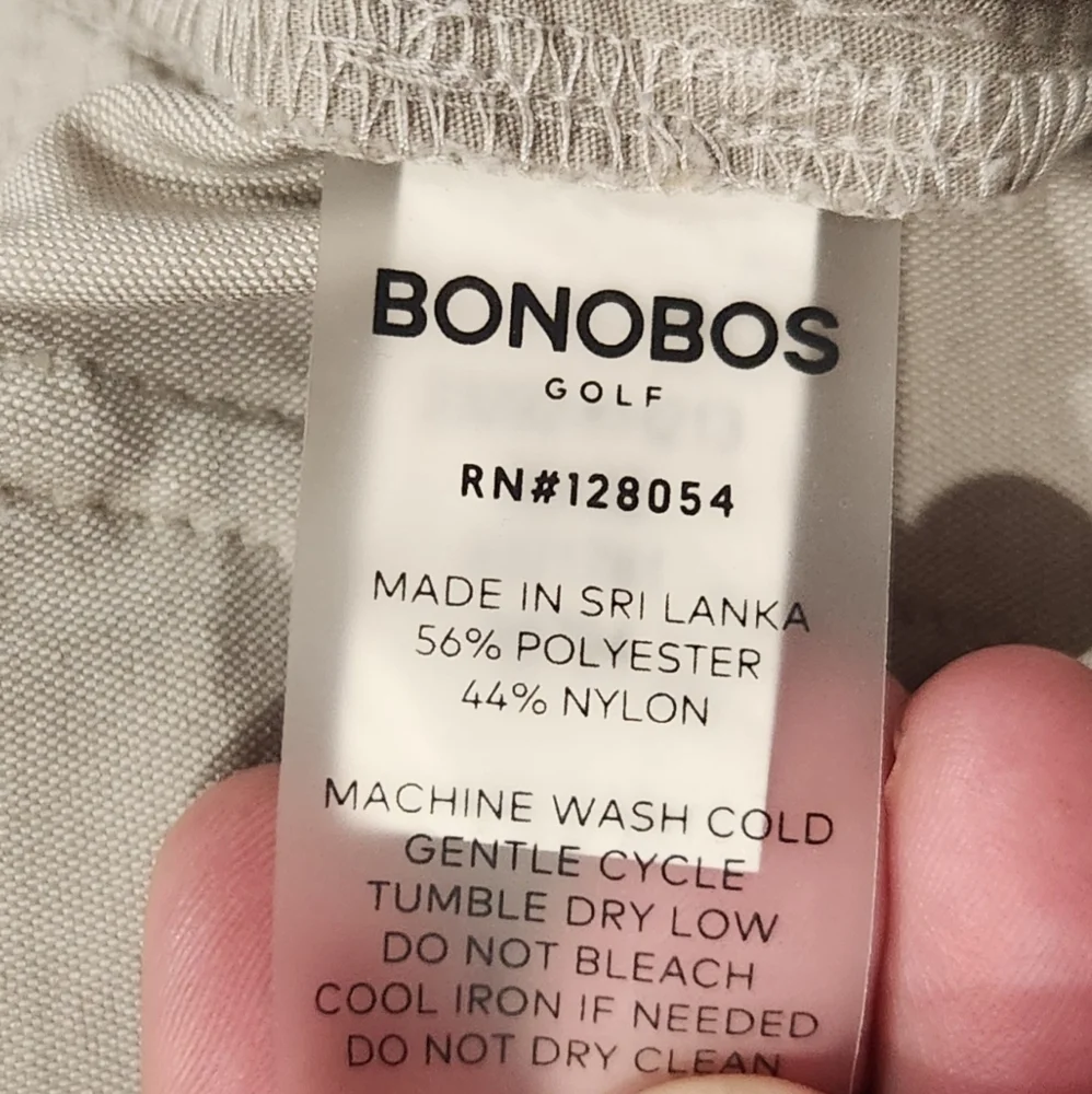 Bonobos Golf Taupe Slim Fit Pants Sz 36x32 - Picture 5 of 7